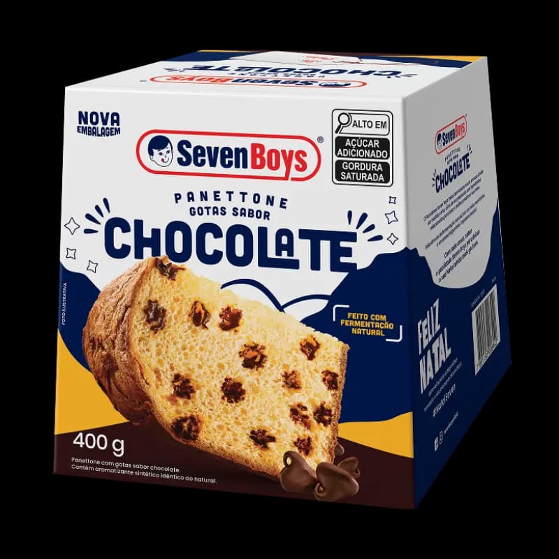 Panettone Gotas Sabor Chocolate