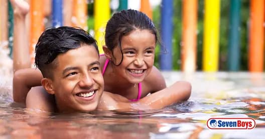 Meu filho quer entrar na água depois de comer, e agora? slide 1