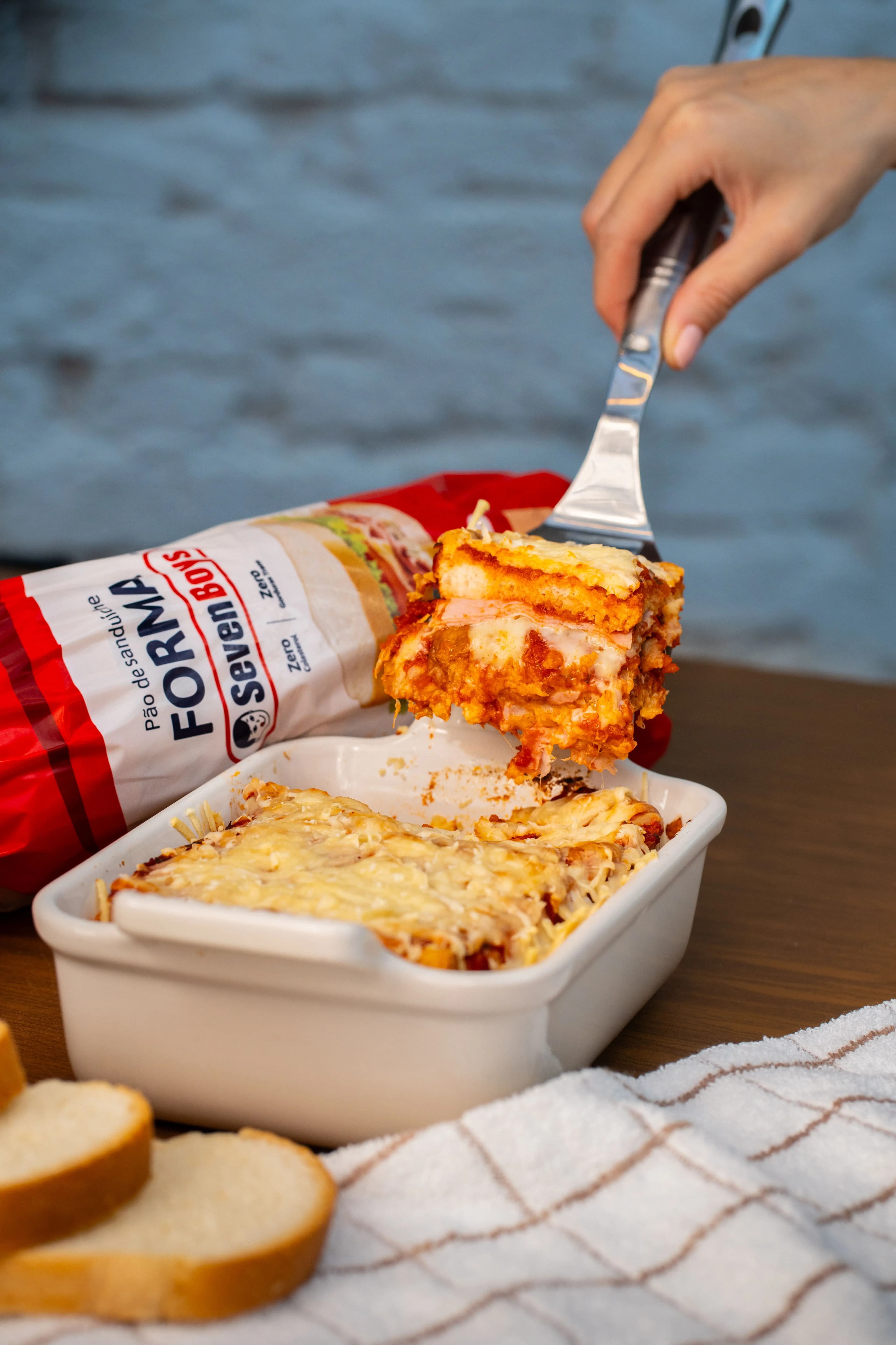 Lasanha de Pão de Forma