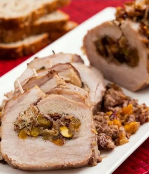 Lombo Recheado com Pão