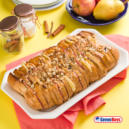 ASSADO DE PÃO SOVADO COM FRUTAS