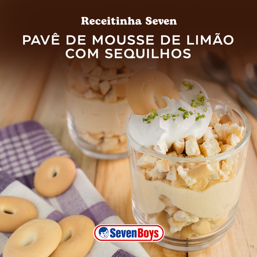 Pavê de mousse rápido de limão com sequilhos