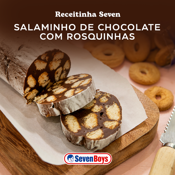 Salaminho de Chocolate com Rosquinhas